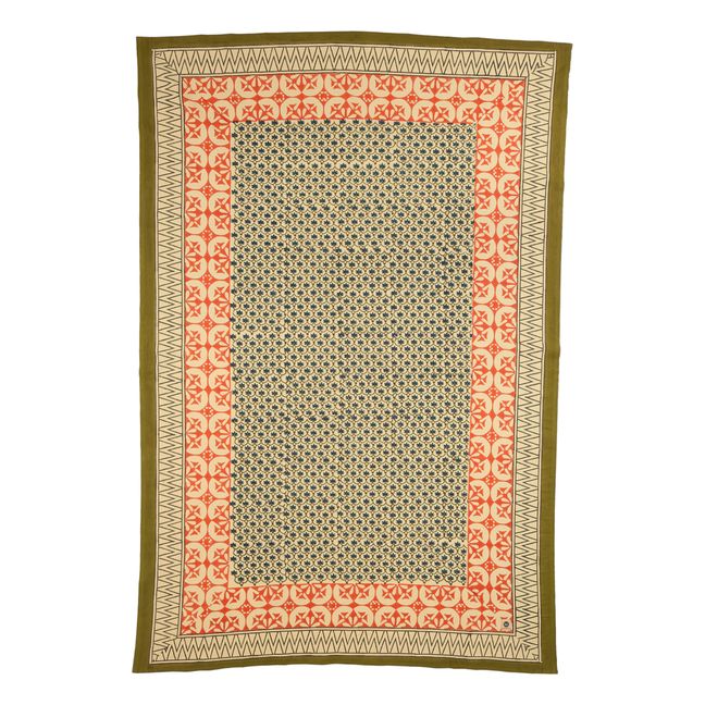 Faina Cotton Blanket | Orange
