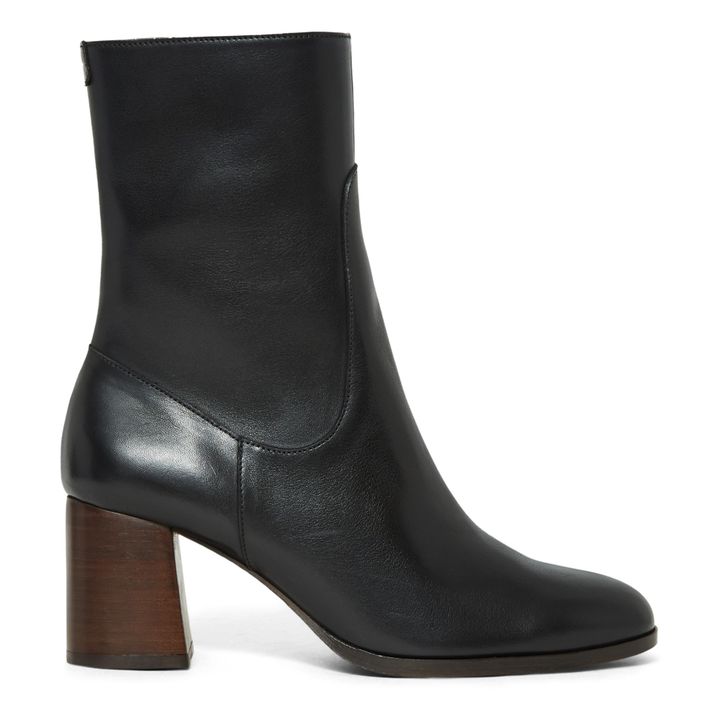 Gabrielle Leather Boots Negro- Imagen del producto n°0
