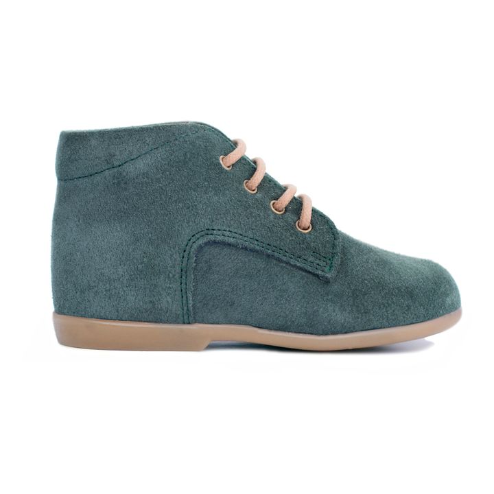 Birthday Suede Ankle Boots | Verde Oscuro- Imagen del producto n°0