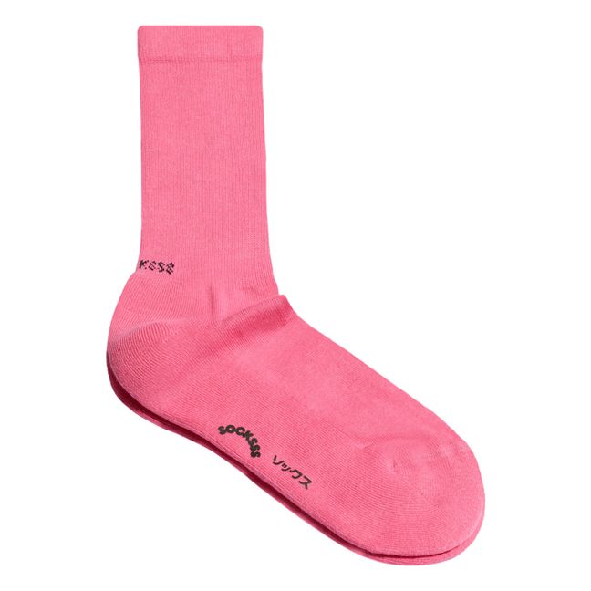Classic Organic Cotton Socks | Pink