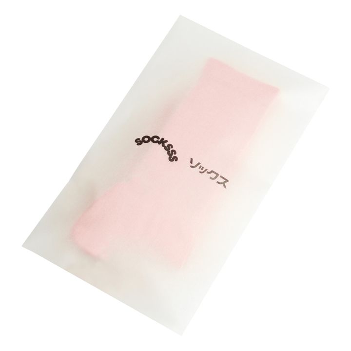 Classic Organic Cotton Socks Pink- Product image n°3