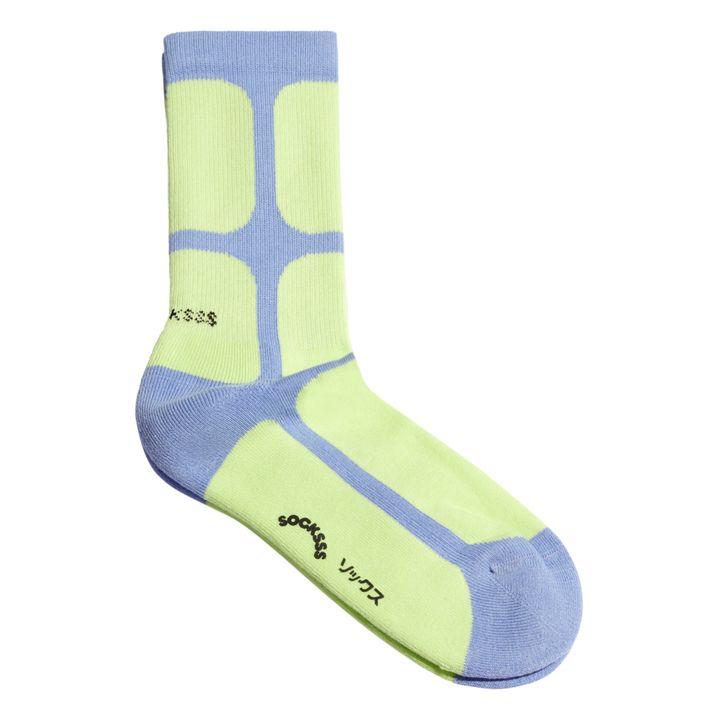 Organic Cotton Space Suit Socks Pale green- Product image n°0