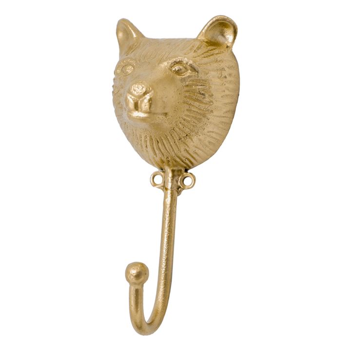 Bear Brass Coat Hook Gold- Product image n°0