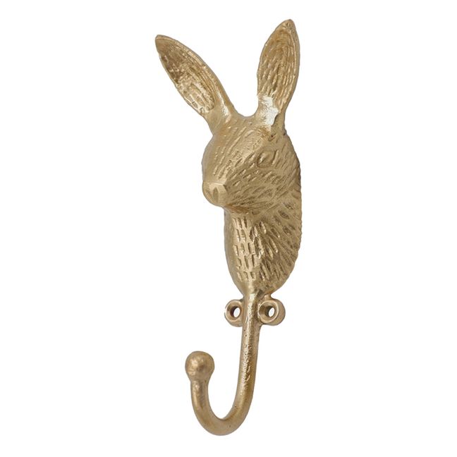 Harri Hare Brass Coat Hook | Gelb