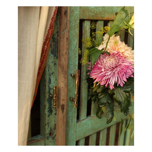 Maniglia della porta, in ottone, modello: Bamboo Bodhi | Gold