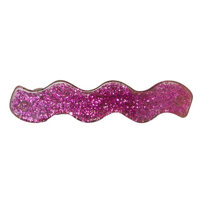 Gliz Wave Hair Clip | Pink