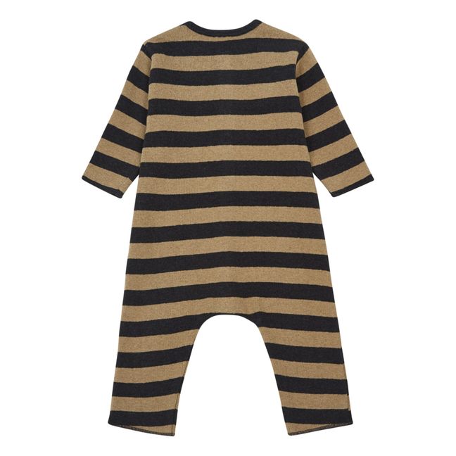 Striped Knit Jumpsuit | Topo