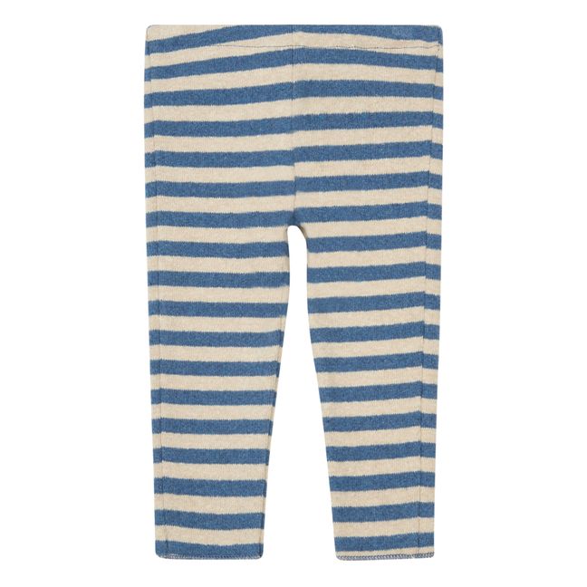 Striped Leggings Blu