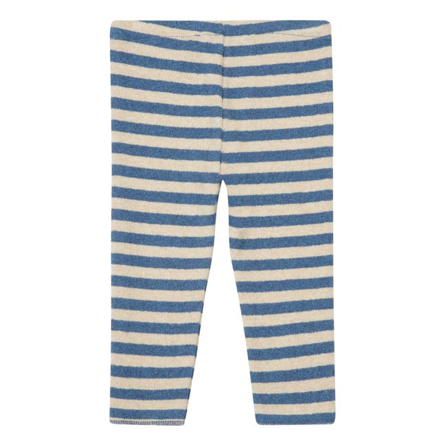 Striped Leggings Blue
