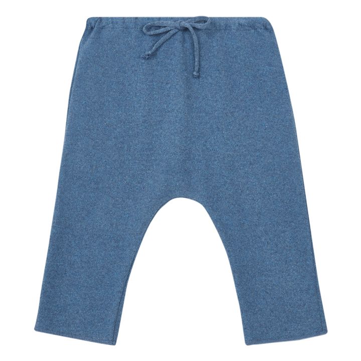 Knit Harem Pants Blue- Product image n°0