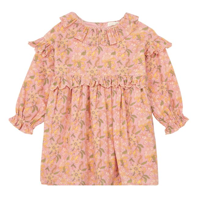 Illi Organic Cotton Muslin Dress | Rosa