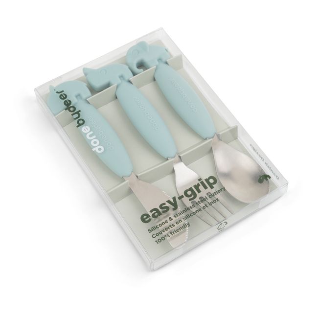 Posate easy-grip Deer Friends | Blu