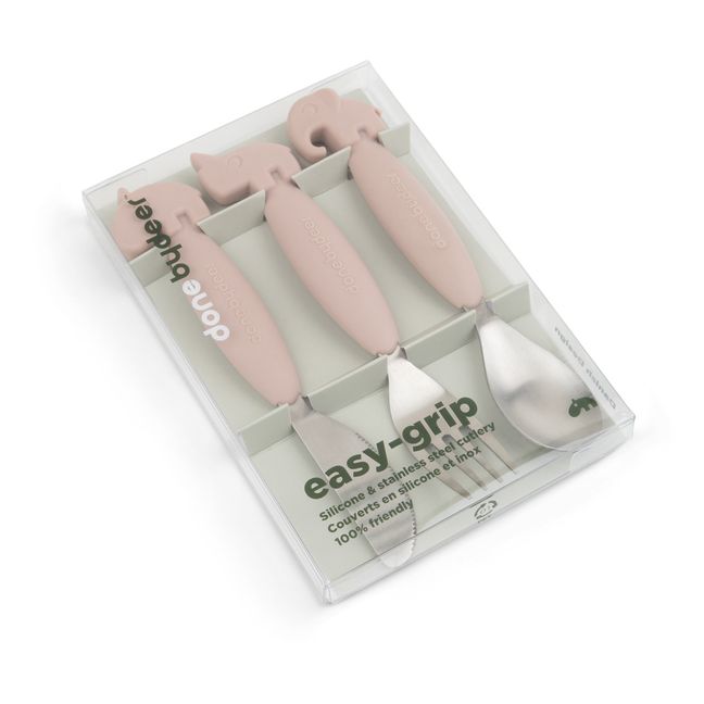 Posate easy-grip Deer Friends | Rosa