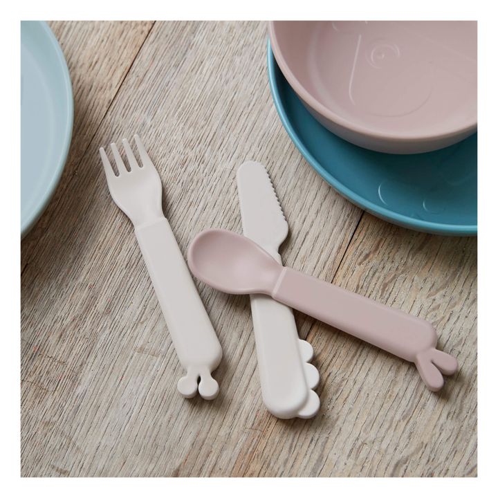 Kiddish Deer Friends Cutlery | Rosa- Produktbild Nr. 1