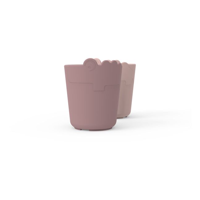 Croco Kiddish Cups - Set of 2 | Pink
