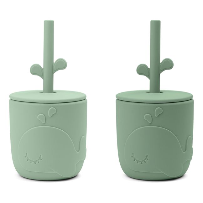 Wally cup and straw - Set of 2 | Verde