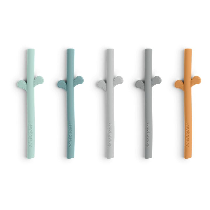 Cannucce in silicone - Set da 5 | Blu- Immagine del prodotto n°0