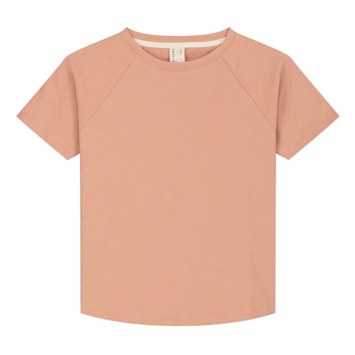 Organic Cotton Crewneck T-shirt Pink- Product image n°0