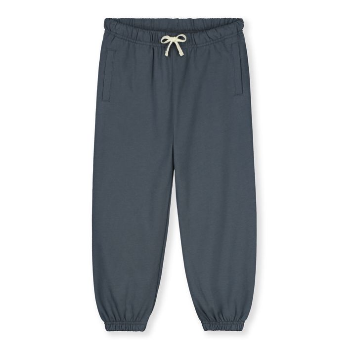 Organic Cotton Joggers Grey blue- Product image n°0