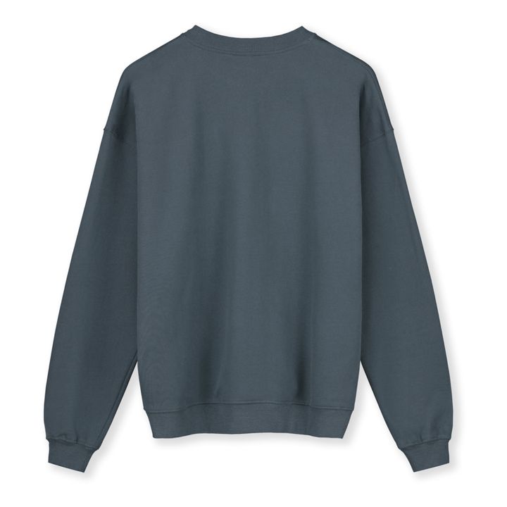 Organic Cotton Sweatshirt - Women’s Collection - Azul Gris- Imagen del producto n°1