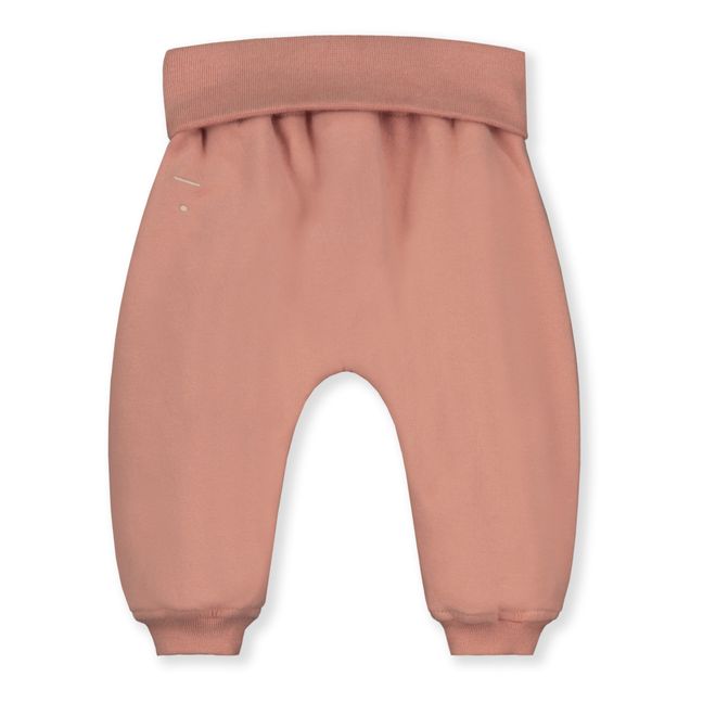 Organic Cotton Baby Joggers Pink