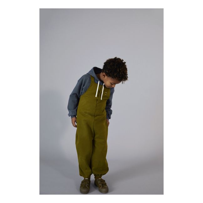 Organic Cotton Overalls Olive green