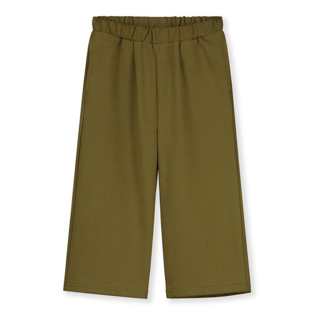 Pantalon Coton Bio | Vert olive