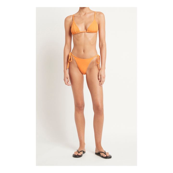 Izzi Terry Cloth Bikini Top | Arancione- Immagine del prodotto n°1