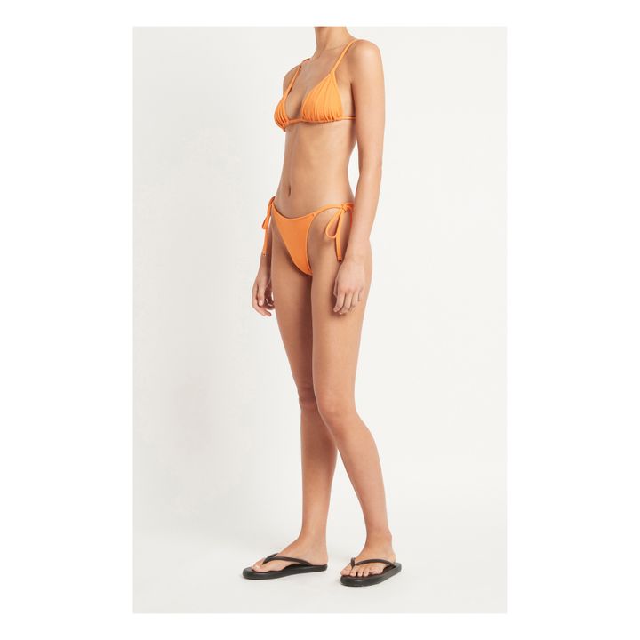 Izzi Terry Cloth Bikini Top | Arancione- Immagine del prodotto n°2