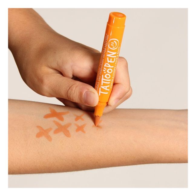 Pennarello per tatuaggi temporanei Tattoopen | Arancione