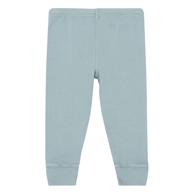 Tino Cotton Leggings | Grey blue