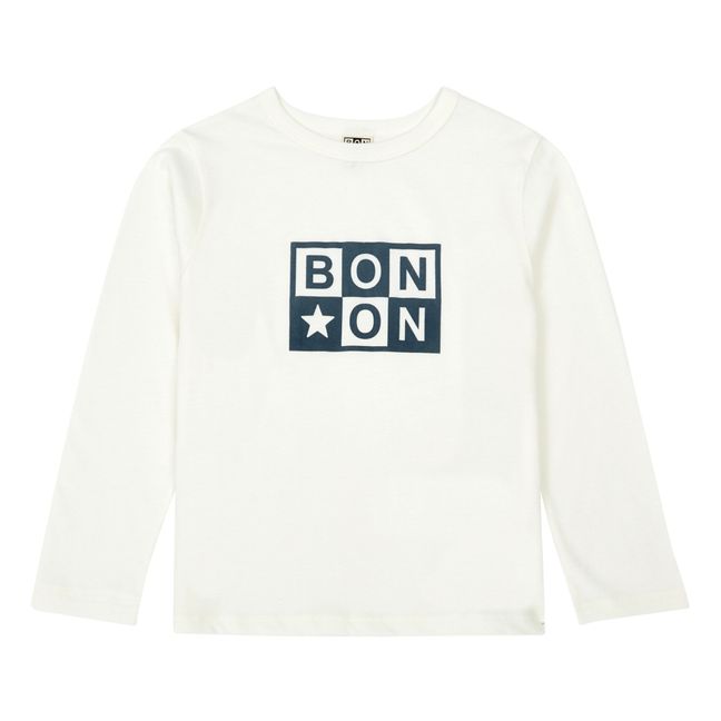 T-Shirt Coton Bio Logo | Ecru