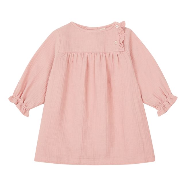 Pampill Cotton Muslin Dress | Pink
