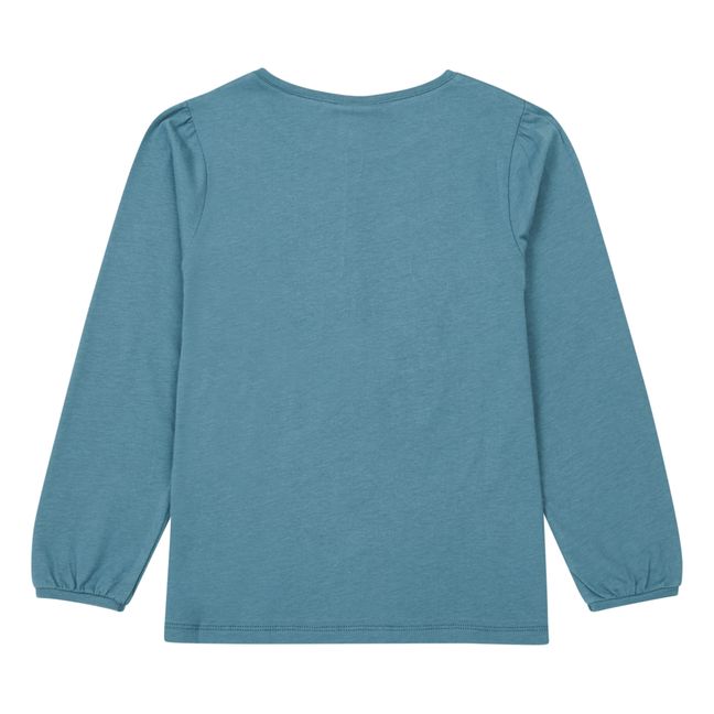 T-Shirt Coton Bio Mother | Bleu canard