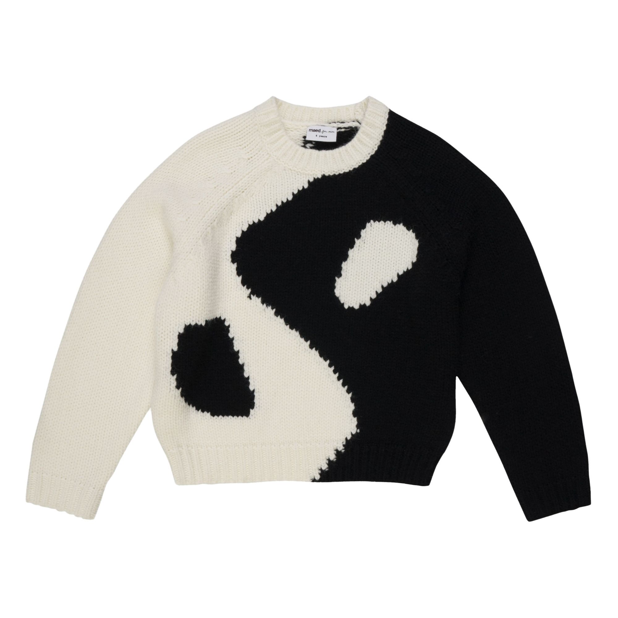 Yin Yang Jumper Black Maed For Mini Fashion Children