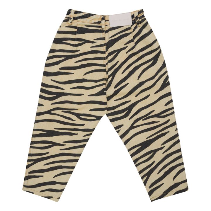Pantalon Imprimé Tigre | Beige- Image produit n°7