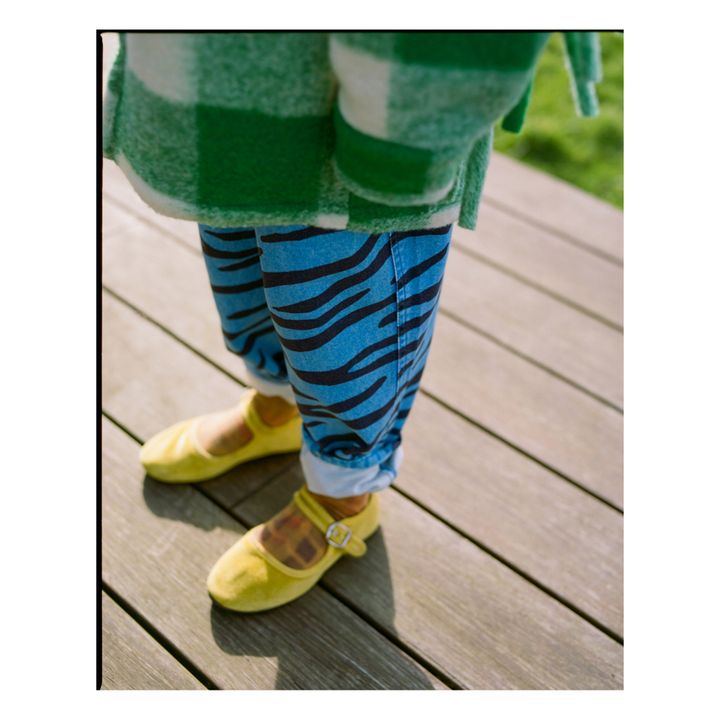 Zebra Trousers | Blu- Immagine del prodotto n°2