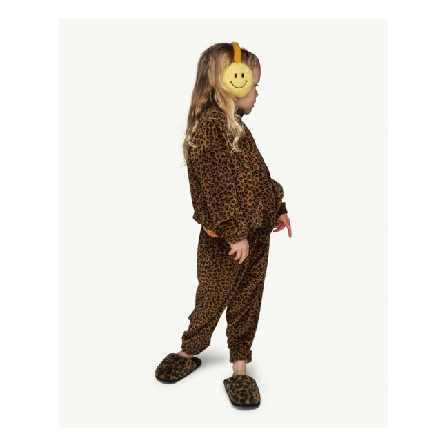 Leopard Joggers | Braun