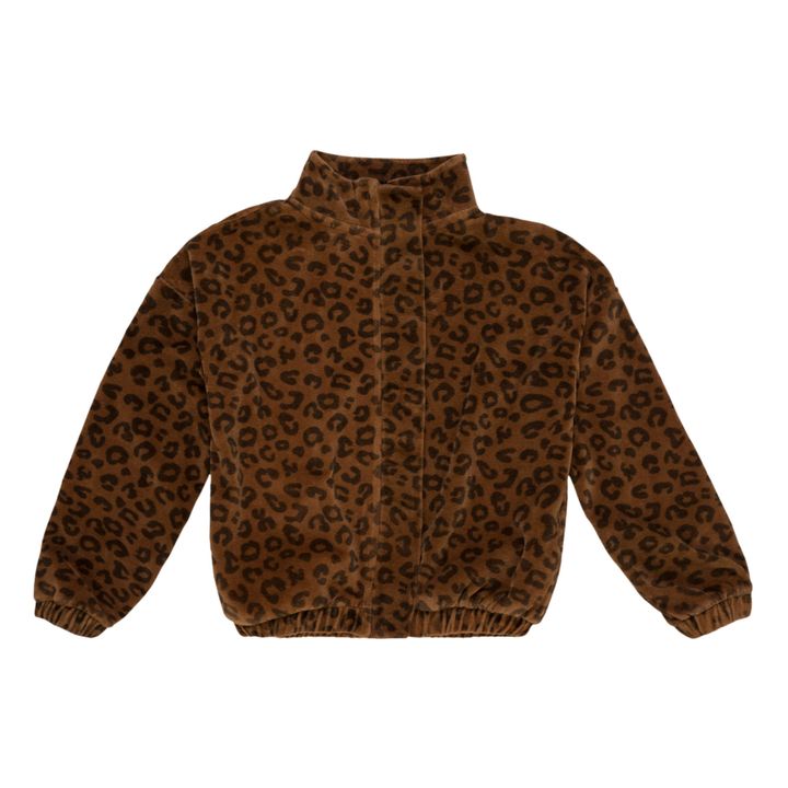 Leopard Jacket | Brown- Product image n°0