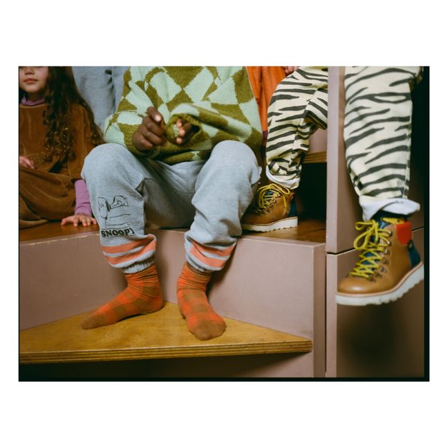 Checked Socks | Braun