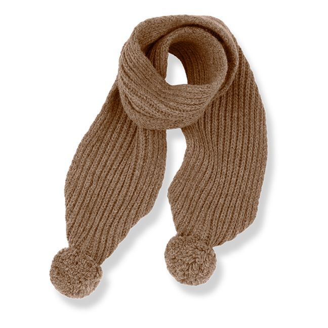 Sciarpa in lana Clyde Caramello