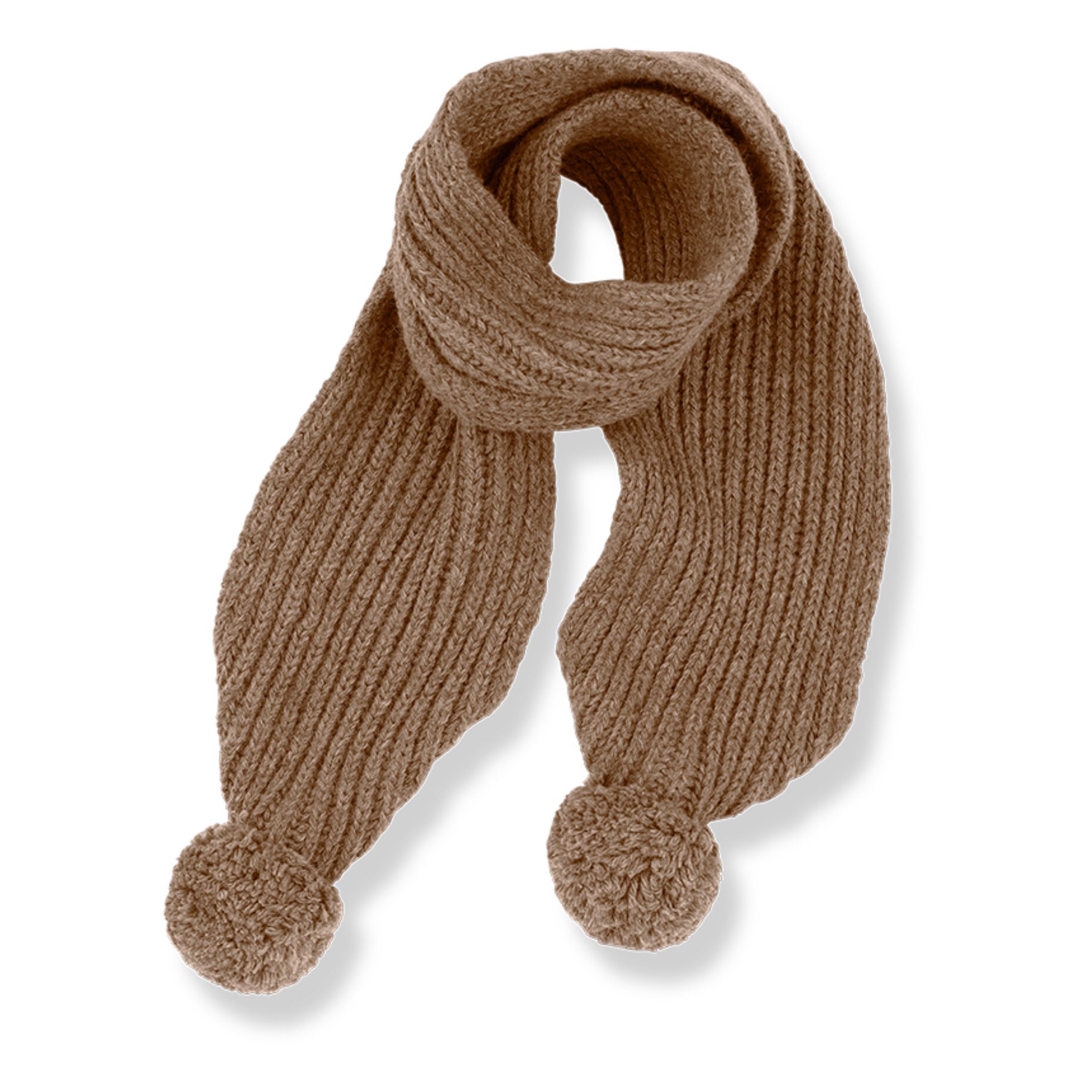 Clyde Woollen Scarf | Caramel- Product image n°0