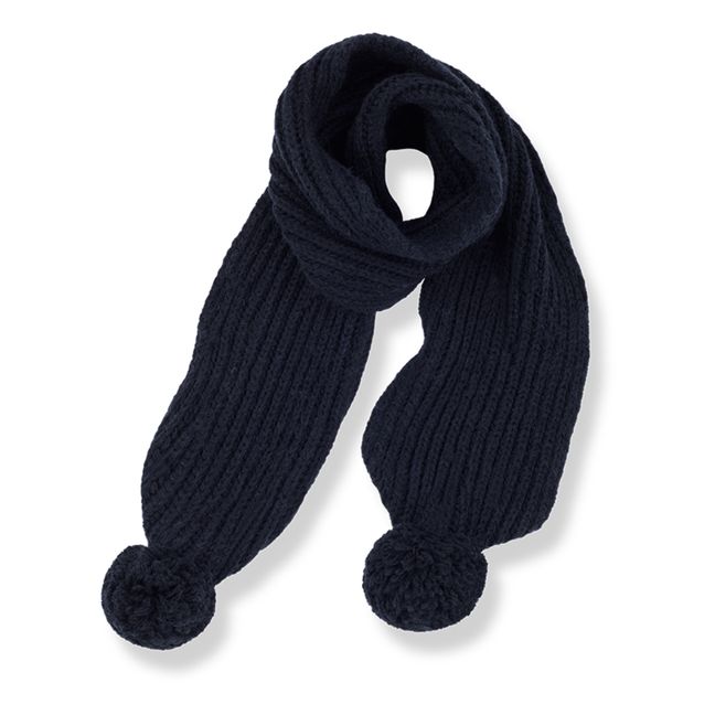 Sciarpa in lana Clyde | Blu marino