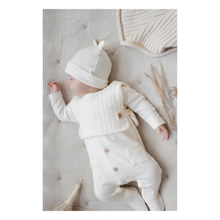 Gilet Matelassé Baba | Ecru- Image produit n°1