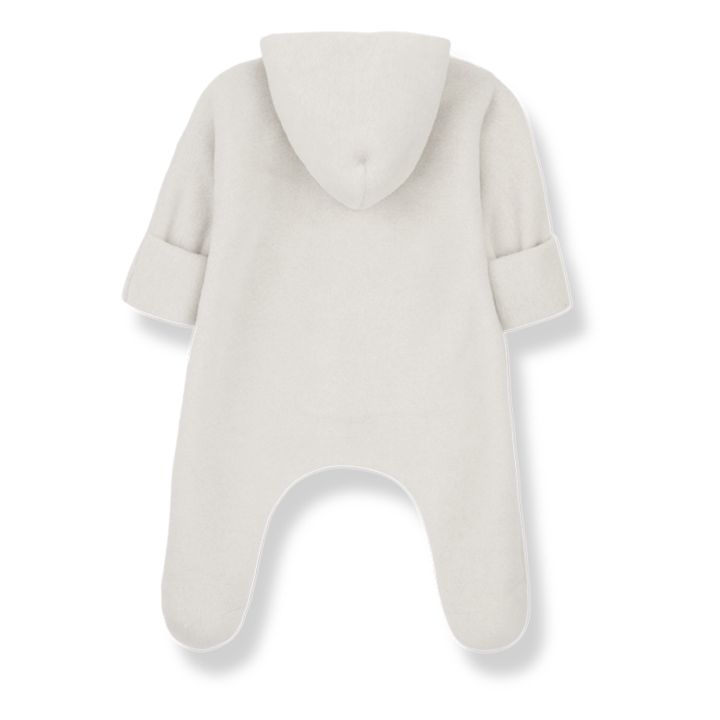 Beate Bamboo Polar Fleece Baby Snowsuit | Crudo- Imagen del producto n°1