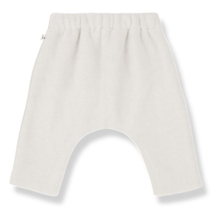 Salvi Bamboo Polar Fleece Trousers | Ecru- Product image n°1