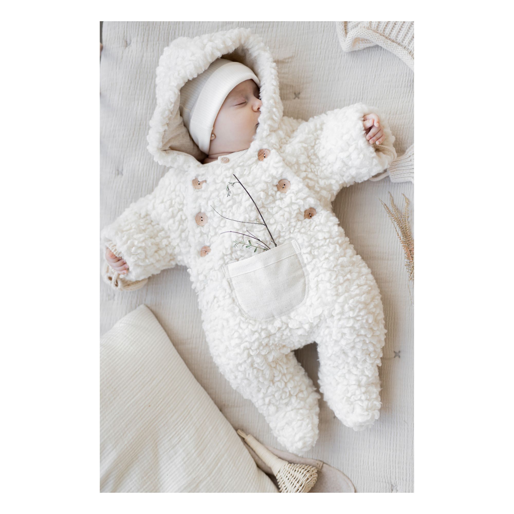 1＋in the family Flora Baby Snowsuits 12m アウター ベビー服(男女兼用)  ~95cm ベビー・キッズ 割引送料無料