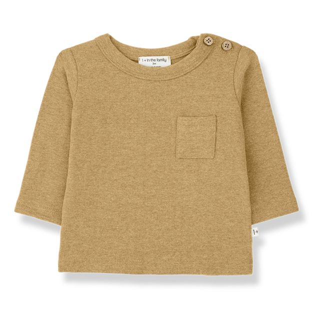 Orio T-shirt | Senffarben