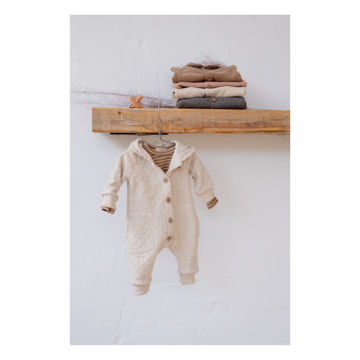 Victor Hooded Jumpsuit | Off white- Product image n°1