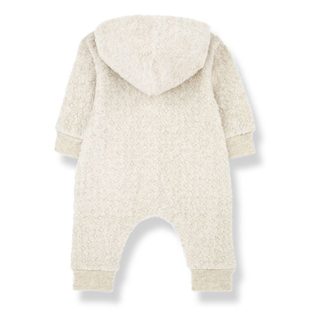 Victor Hooded Jumpsuit Off white